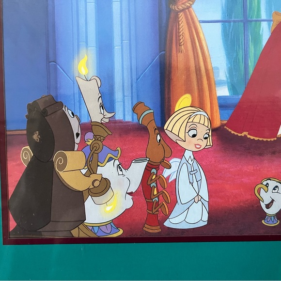 Disney commemorative exclusive lithograph, beauty and beast, 1992 - Picture 2 of 8